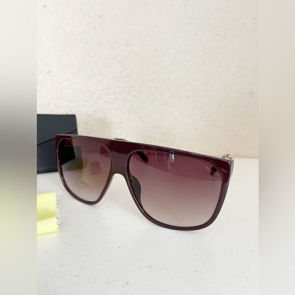 Quay Australia No Curfew Oversized Sunglasses in Espresso with Case. New - Picture 7 of 11